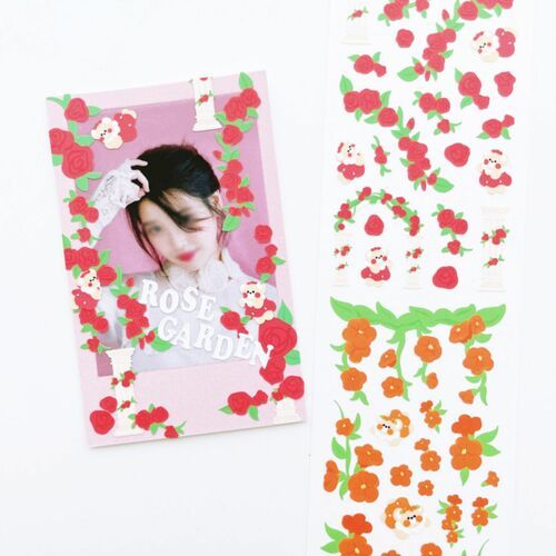 Mini Rainbow Flower Slim Sticker