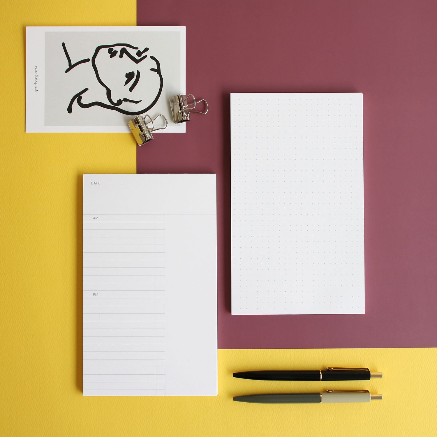 MYO Daily Schedule Notepad