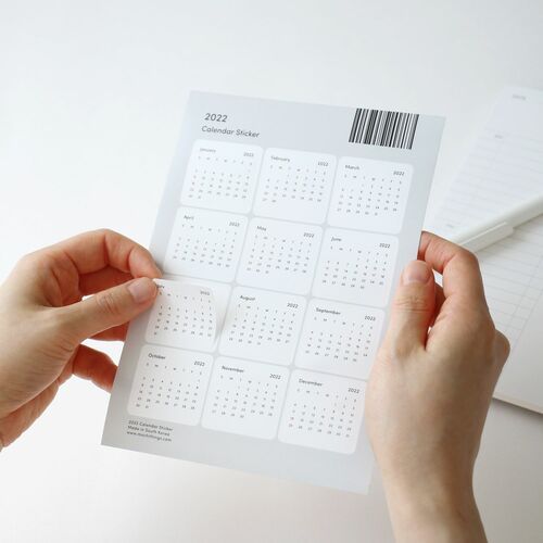 2022 Calendar Sticker - Image 1