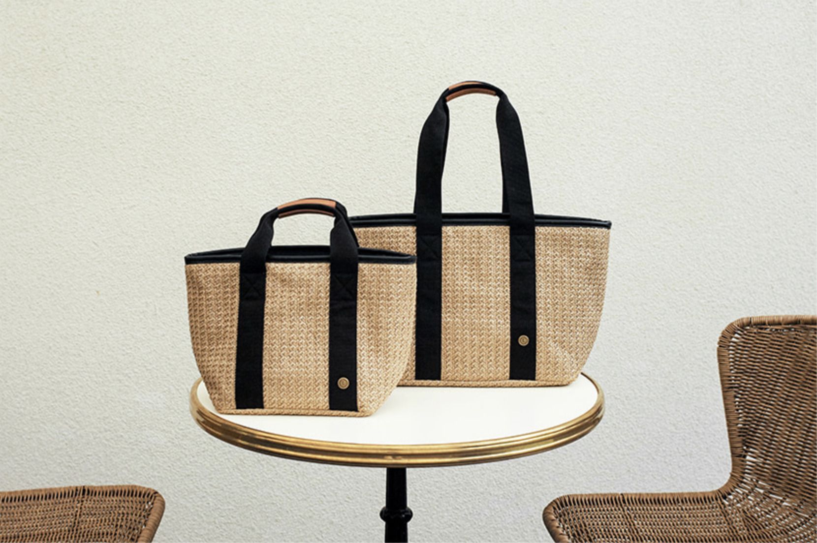 Large Rattan Cooler Bag