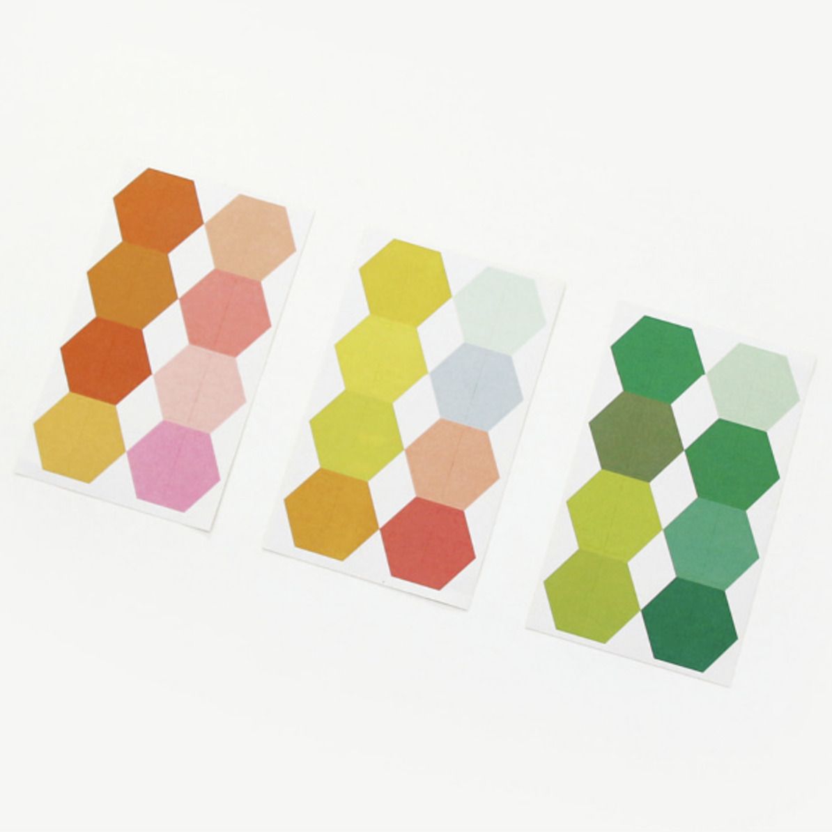 Hexagon Index Sticker Set v2