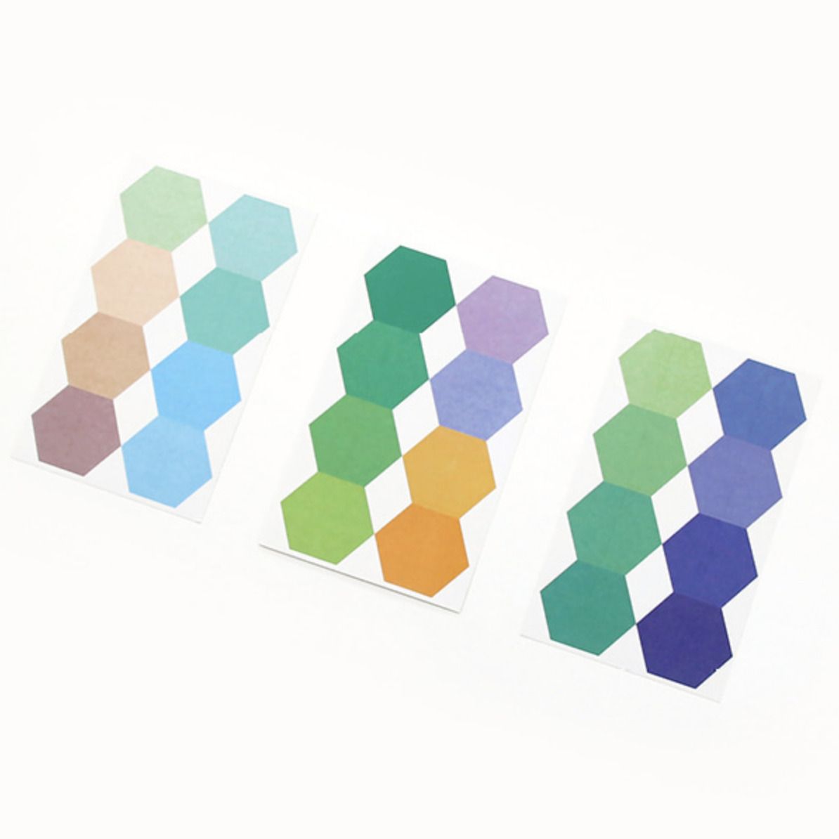 Hexagon Index Sticker Set v2