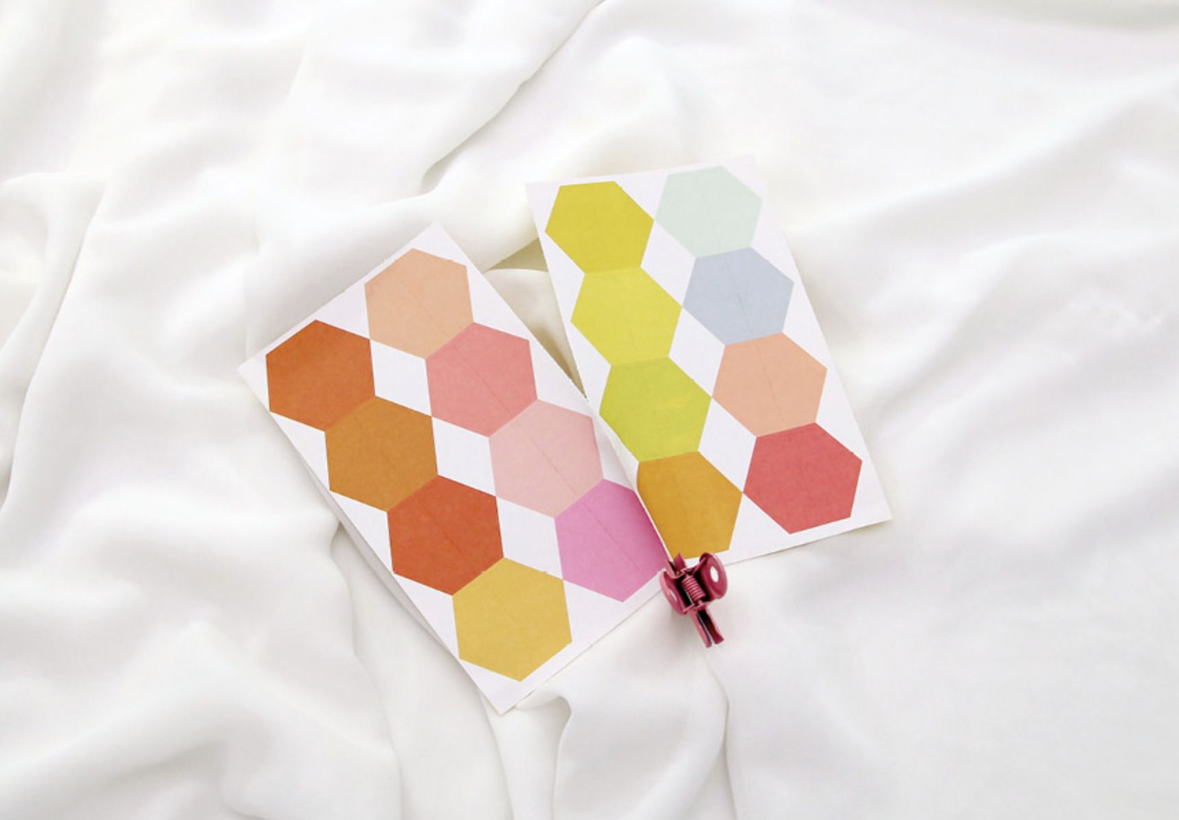 Hexagon Index Sticker Set v2
