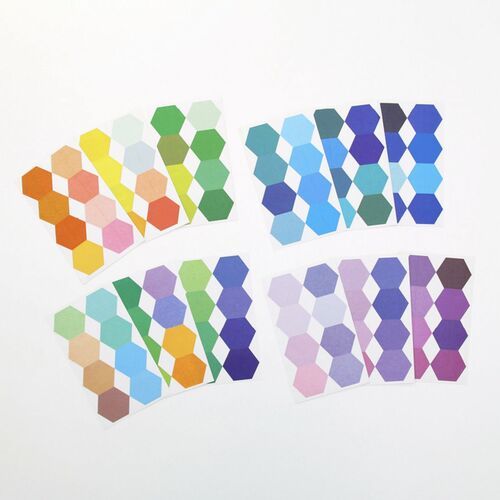 Hexagon Index Sticker Set v2 - Image 1