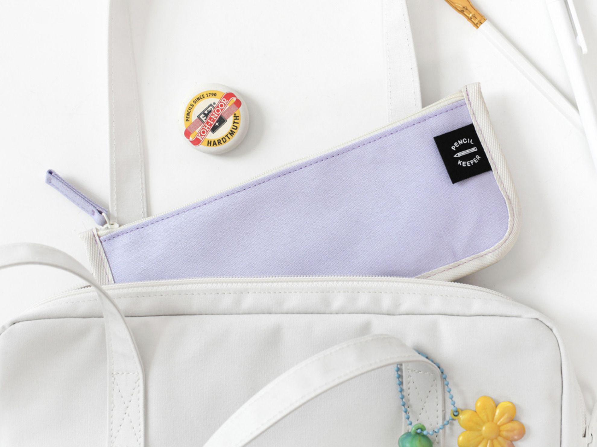 Cotton Pencil Keeper Pouch