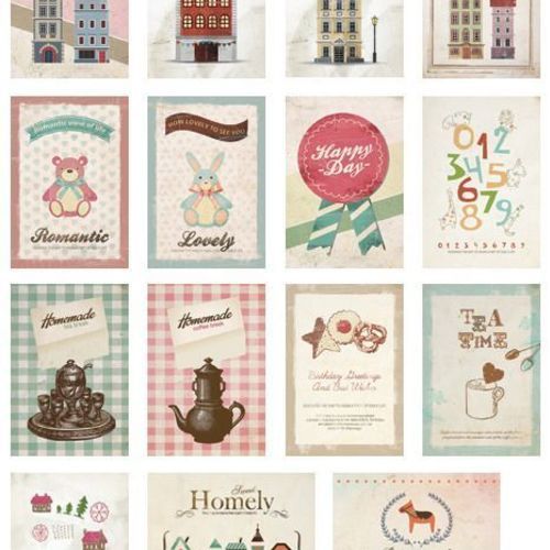 Homely Vintage Letter Set