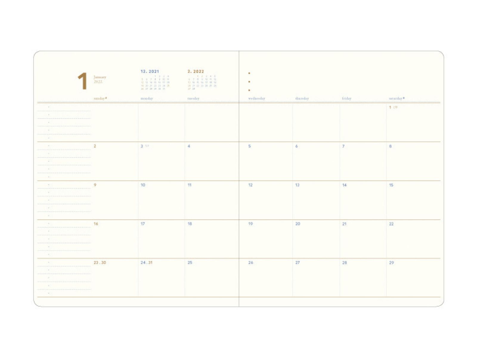 2022 Small Making Memory Weekly Planner