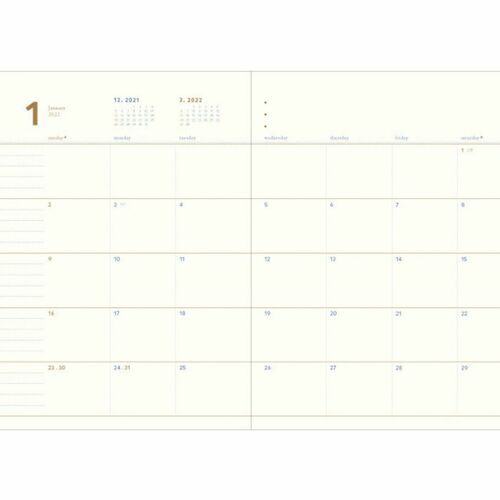 2022 Small Making Memory Weekly Planner