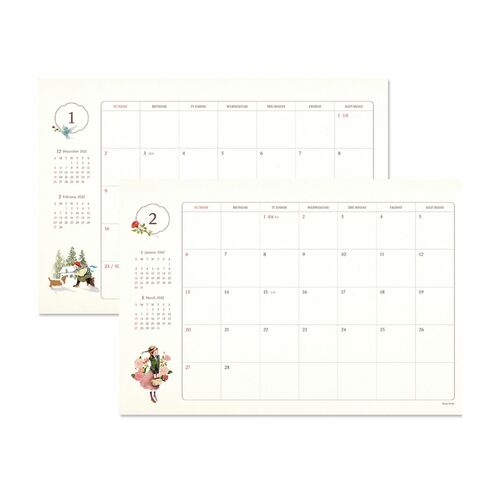 2022 Large Anne Story Desk Scheduler - Image 13