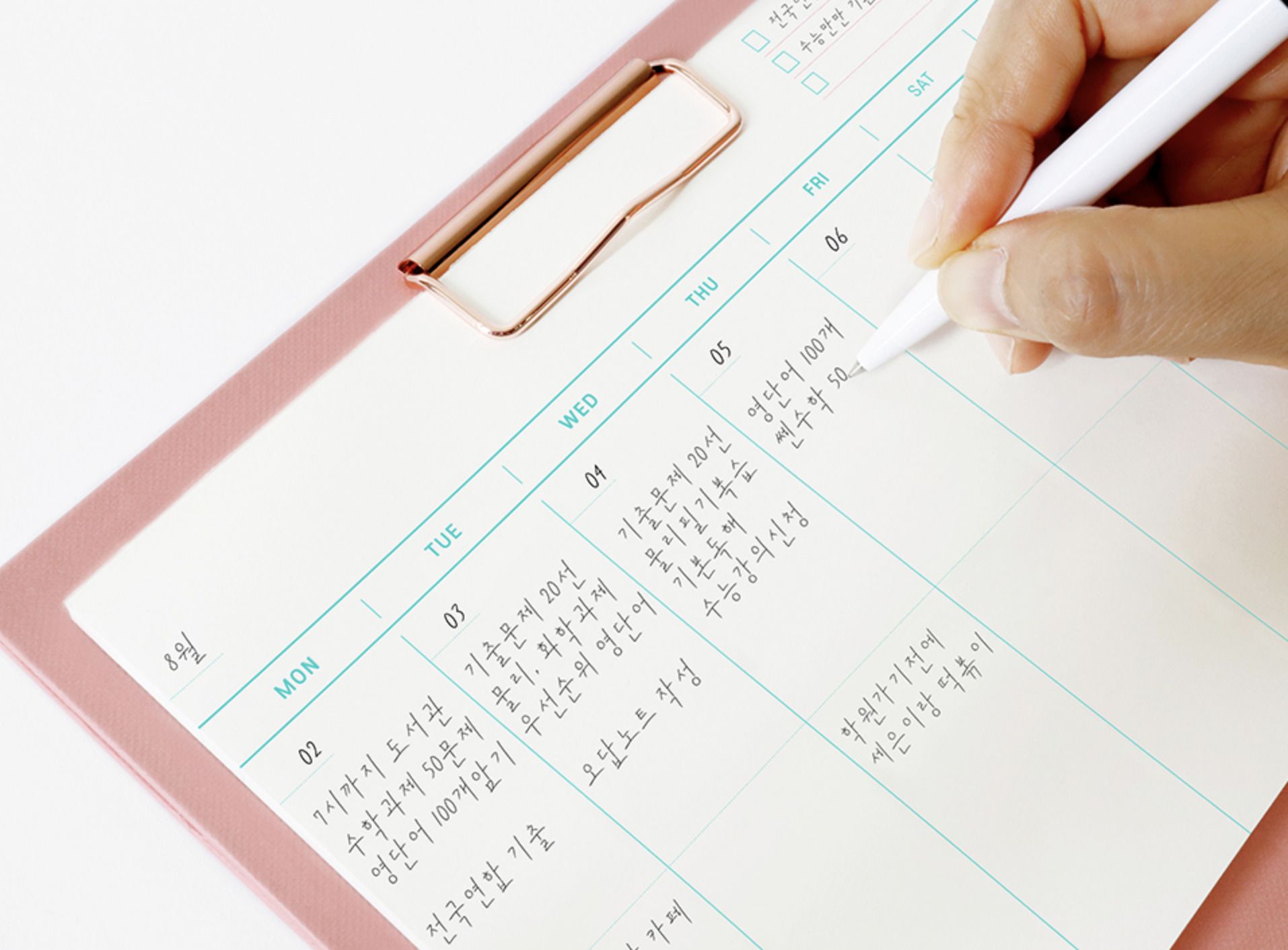 MochiThings A5 Weekly Schedule Notepad