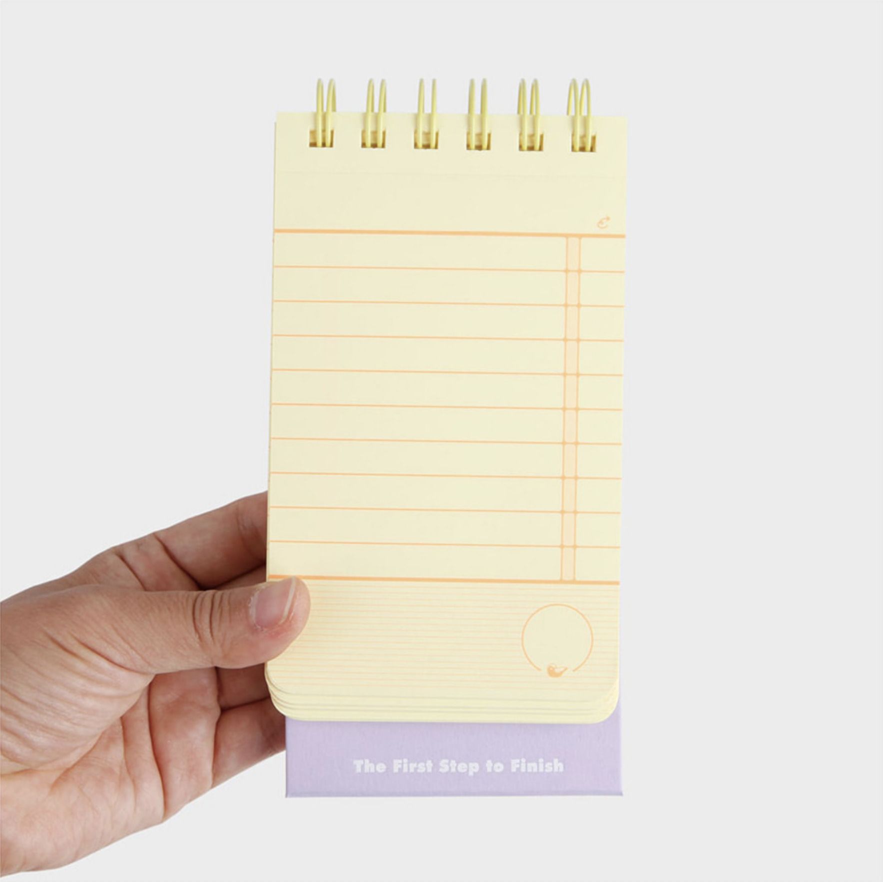Checklist Spiral Standing Notebook