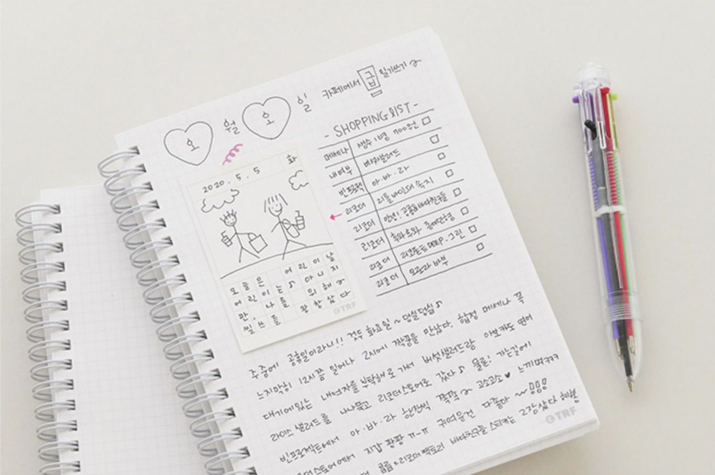 MochiThings 80gsm Spiral Notebook