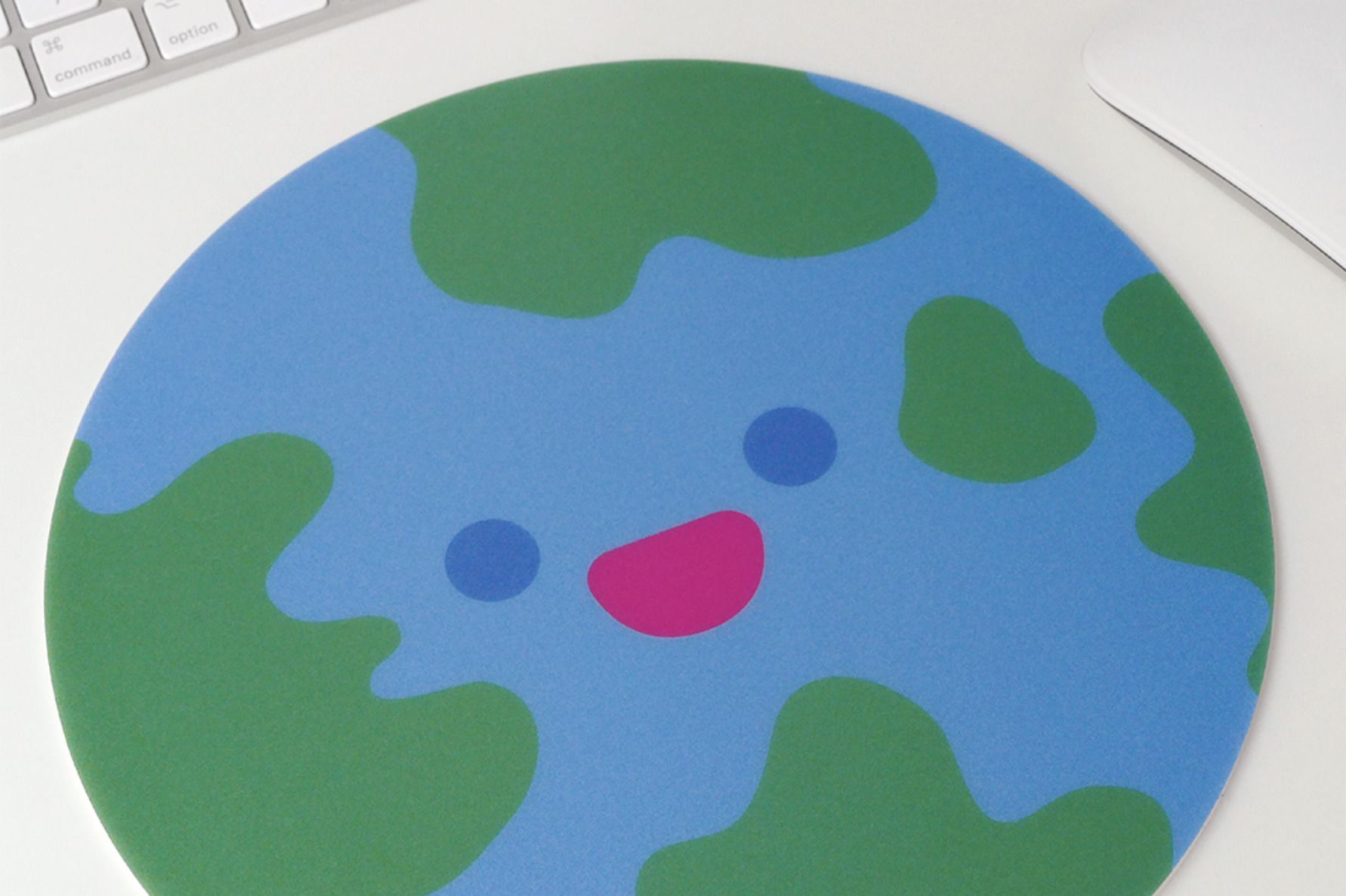 Happy Earth Mouse Pad