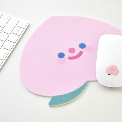 Smile Peach Mouse Pad - Image 4