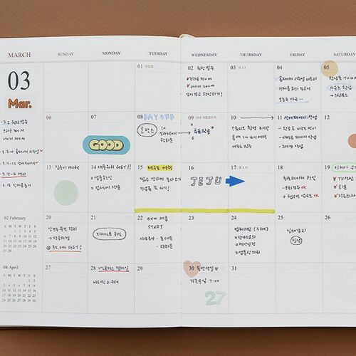 2022 Official Weekly Scheduler