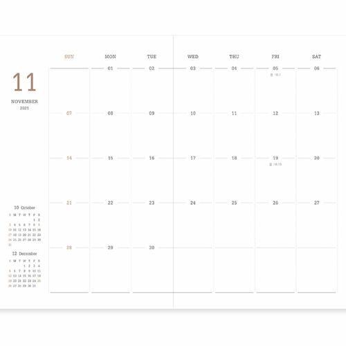 2022 Official Soft Monthly Planner