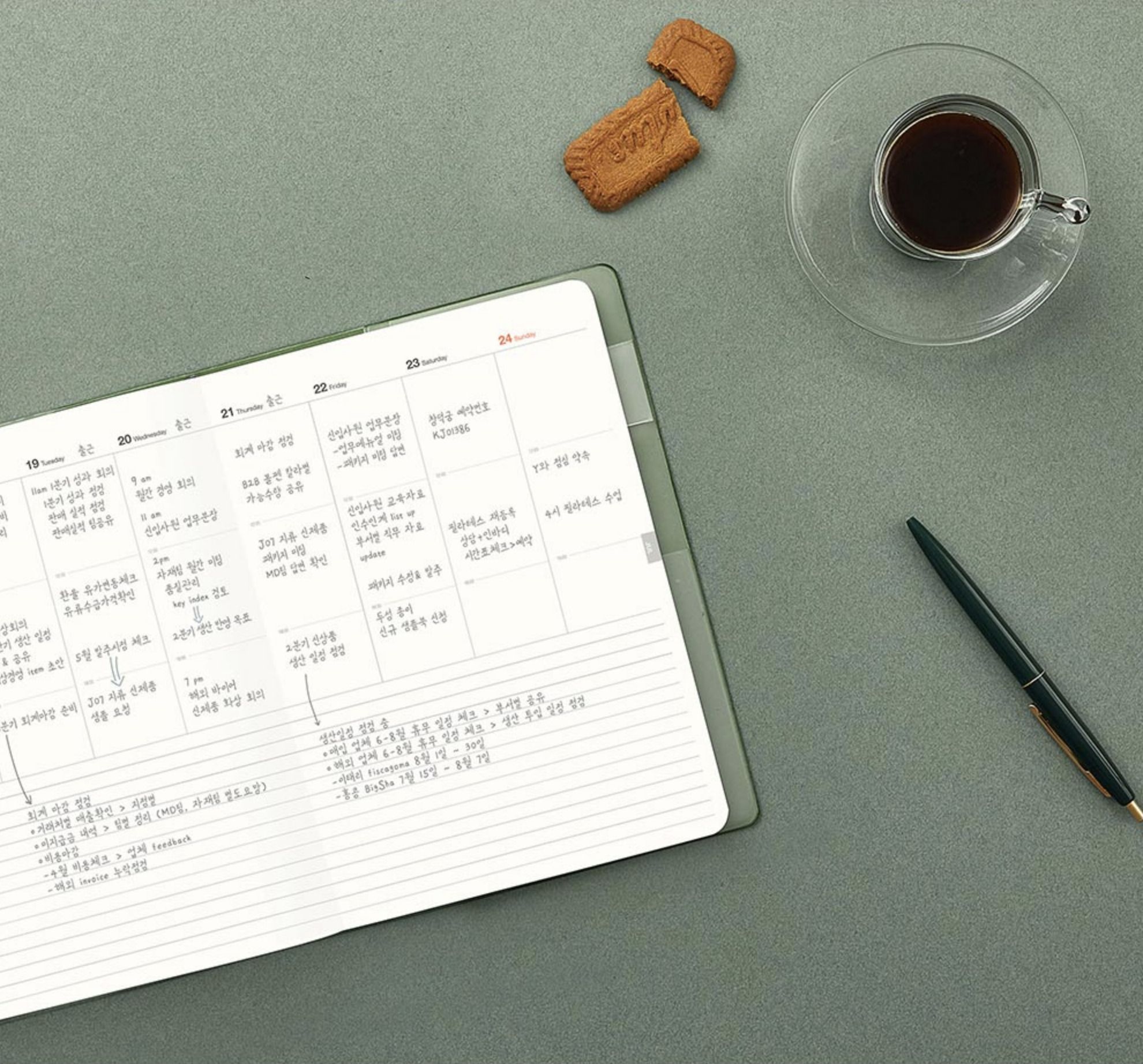 2022 Table Talk A5 Weekly Planner