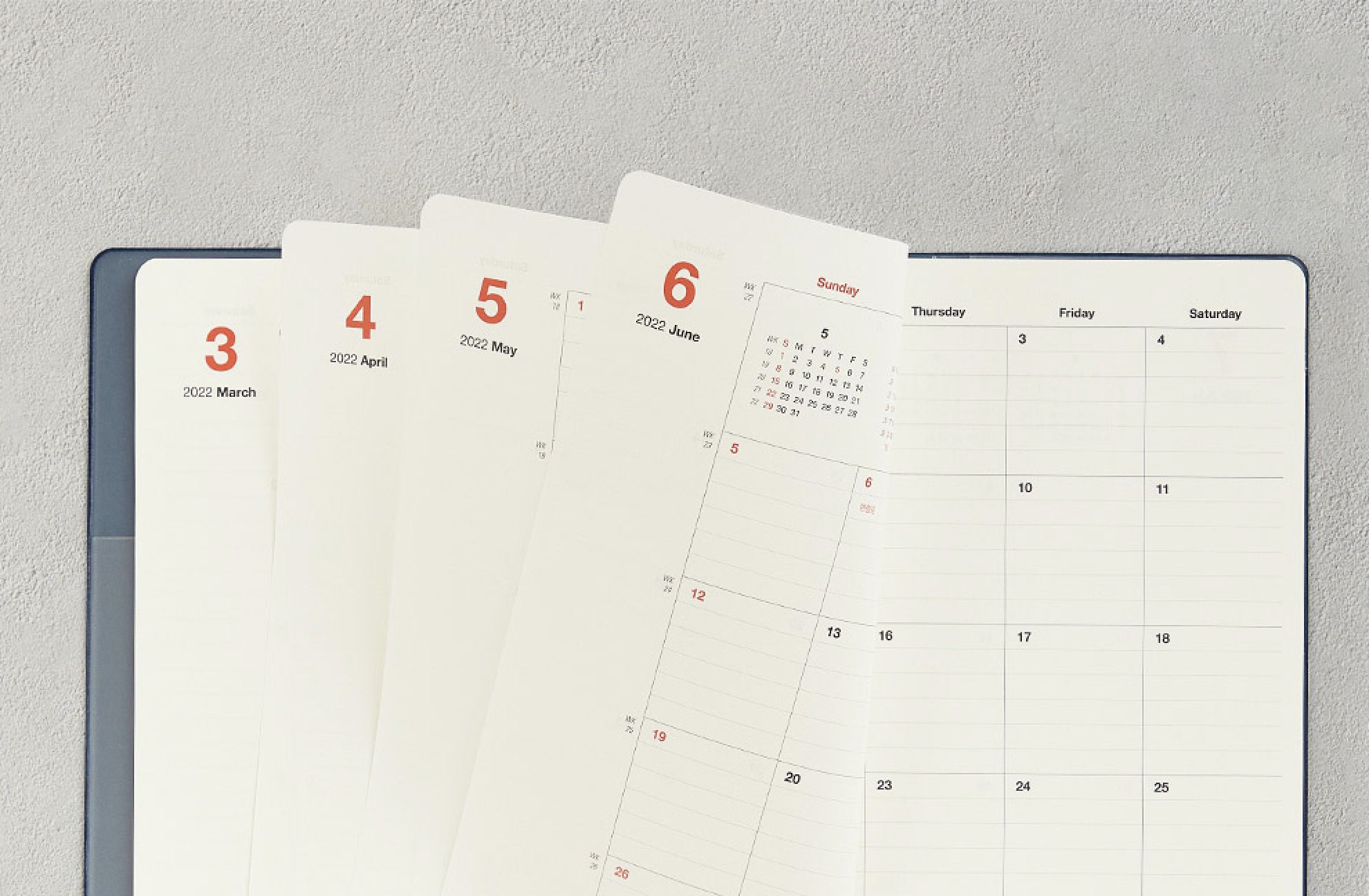 2022 Table Talk A5 Weekly Planner