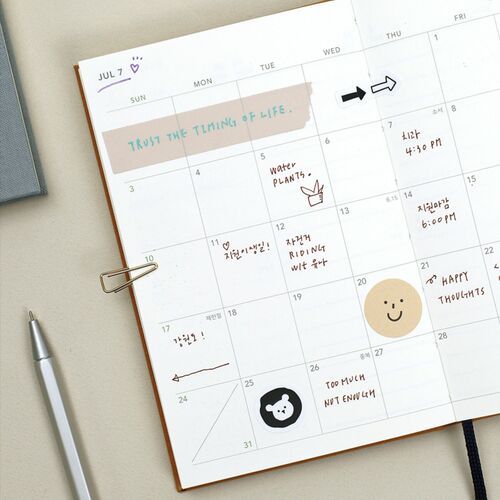 2022 Small Around the Day Weekly Planner