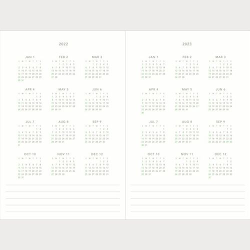 2022 Large Around the Day Weekly Planner