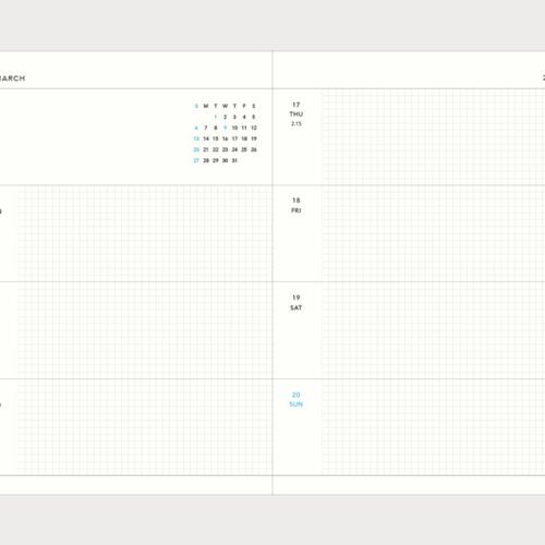 2022 Edit L Weekly Planner