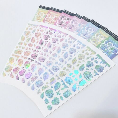 Rose Gradient Hologram Slim Sticker