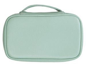 Large Alice Mint Cosmetic Pouch