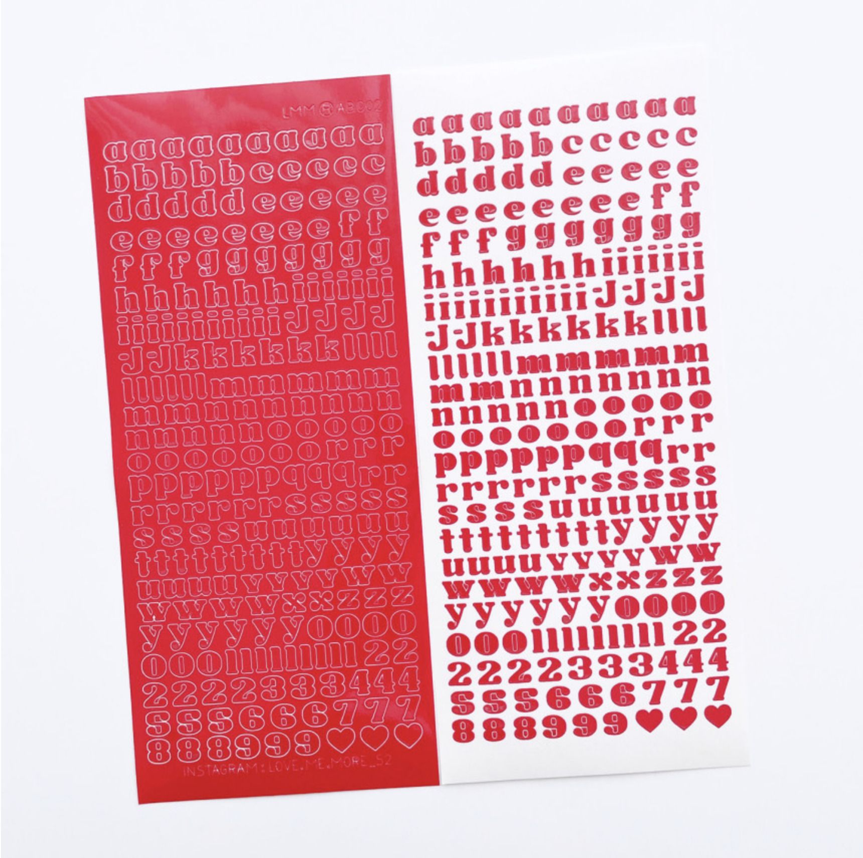MochiThings: Lowercase Alphabet Slim Sticker