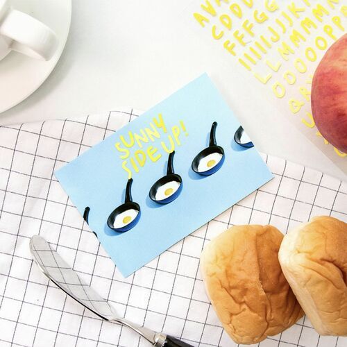 Sugar Pop Alphabet Calligraphy Sticker Set