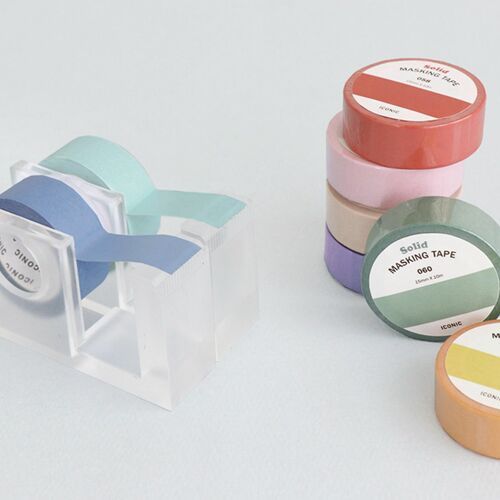 8pcs Solid Masking Tape Set