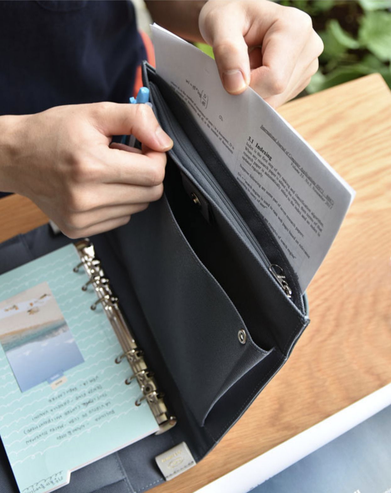 Select 6 Ring A6 Binder Clutch