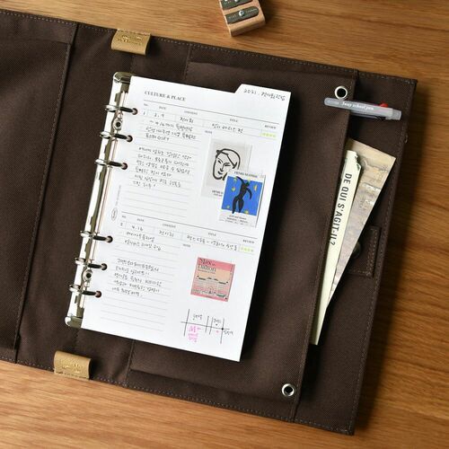 Select 6 Ring A6 Binder Clutch