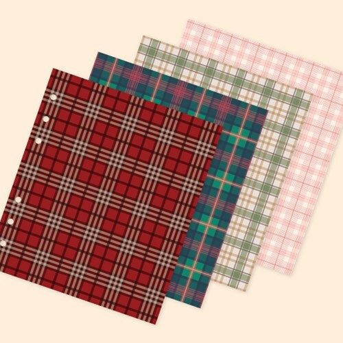 MochiThings: Muffler Check Pattern 6 Ring A6 Wide Note Refill
