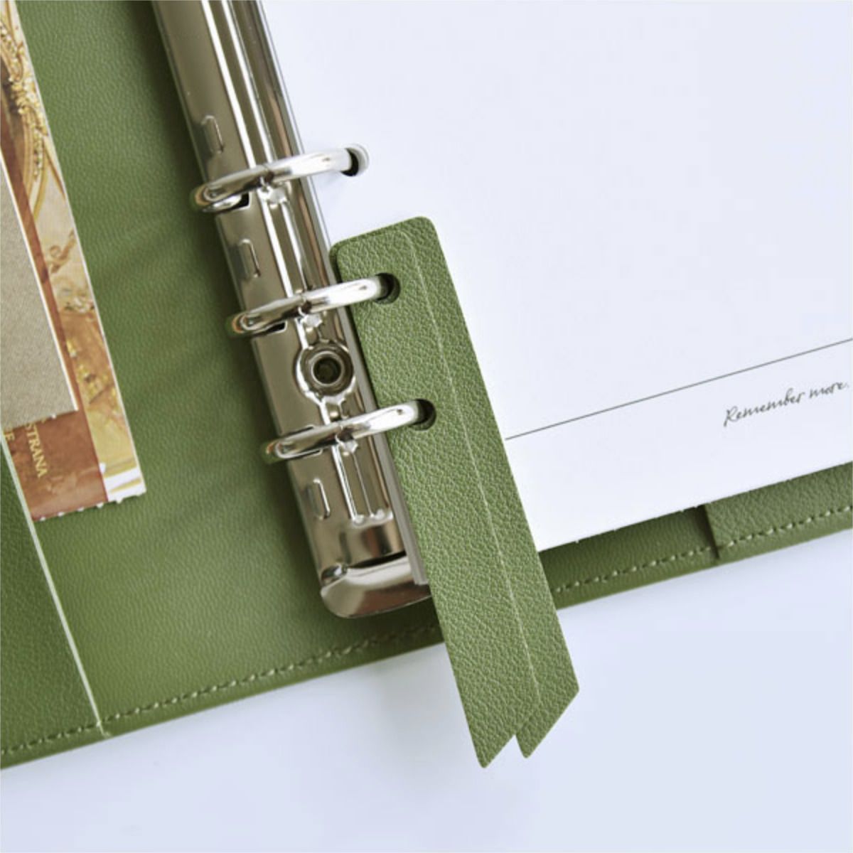 Classy 6 Ring A6 Button Binder