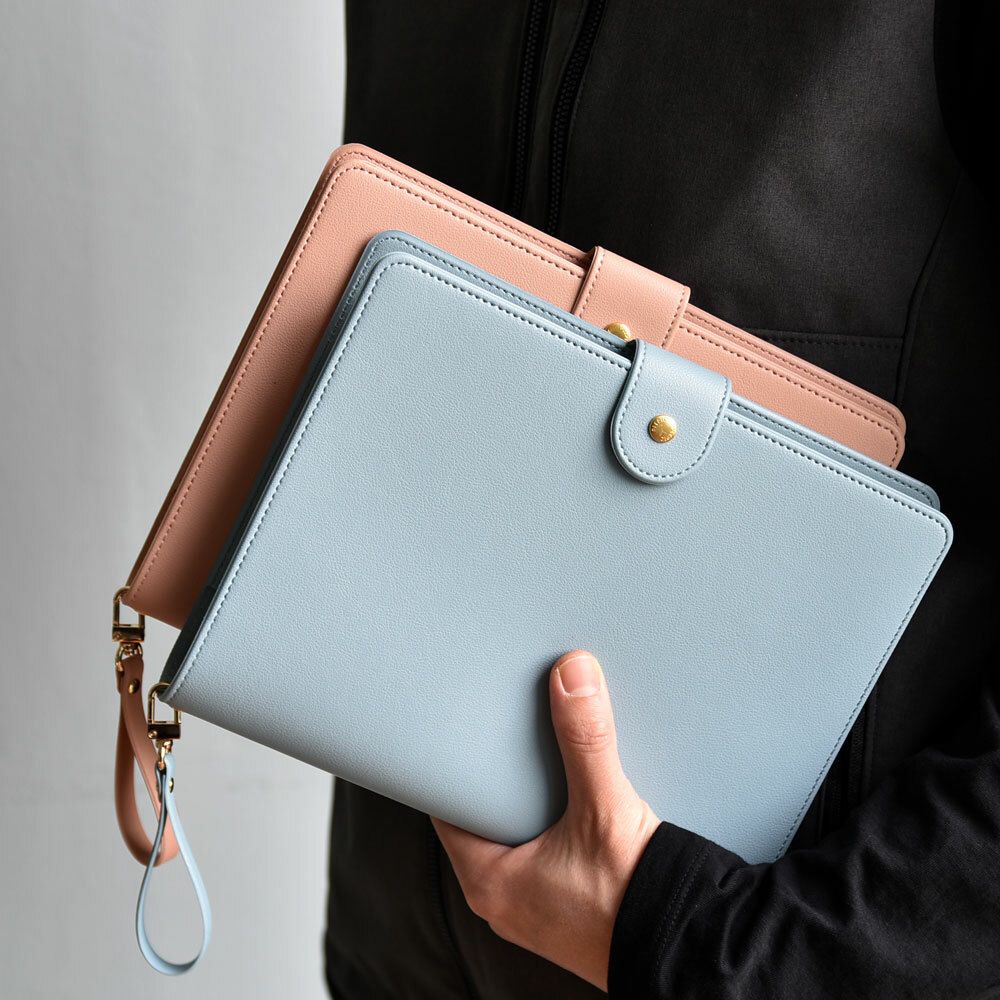Classy 6 Ring A5 Button Binder