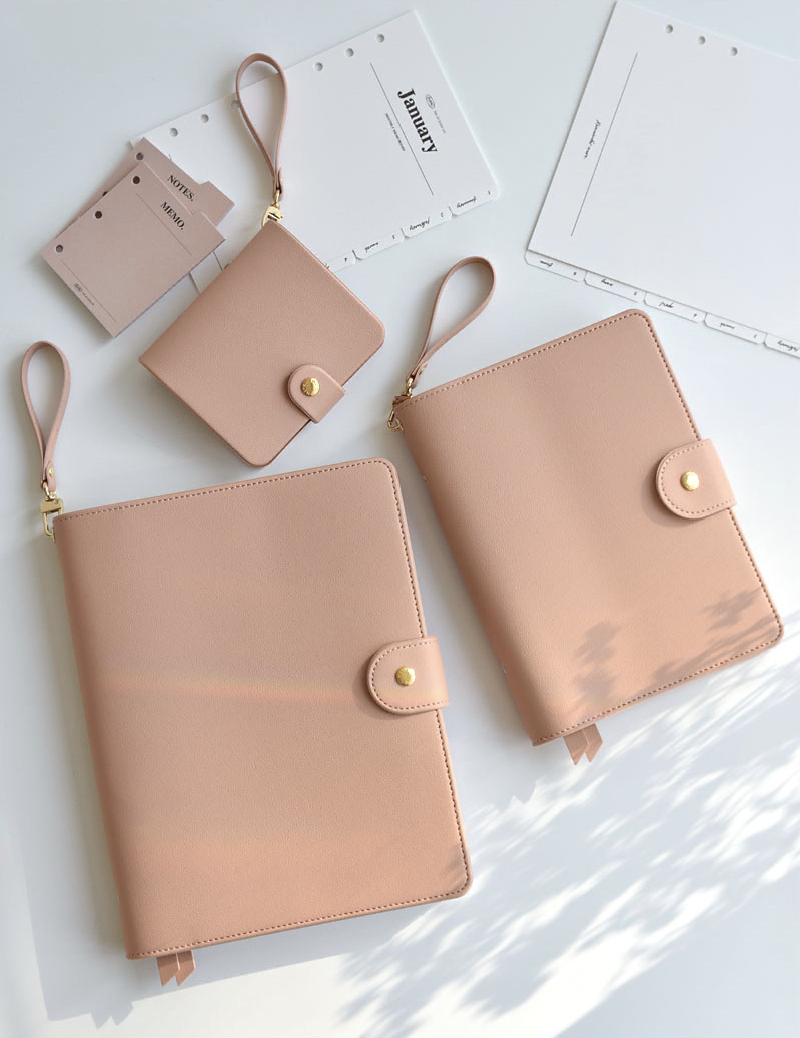 Classy 6 Ring A5 Button Binder
