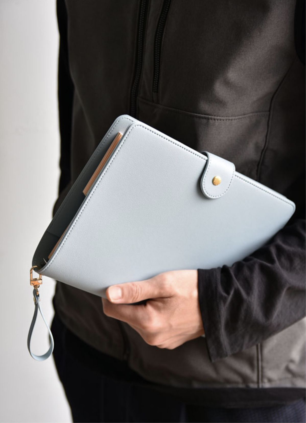 Classy 6 Ring A5 Button Binder