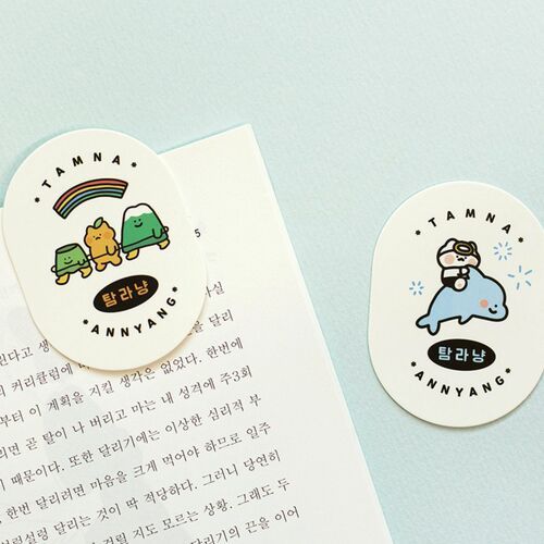 48pcs Jeju Cat Label Sticker Set