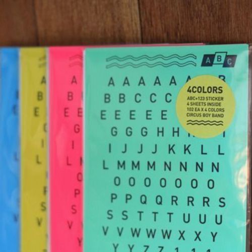 Colorful Alphabet Sticker Set - Image 9