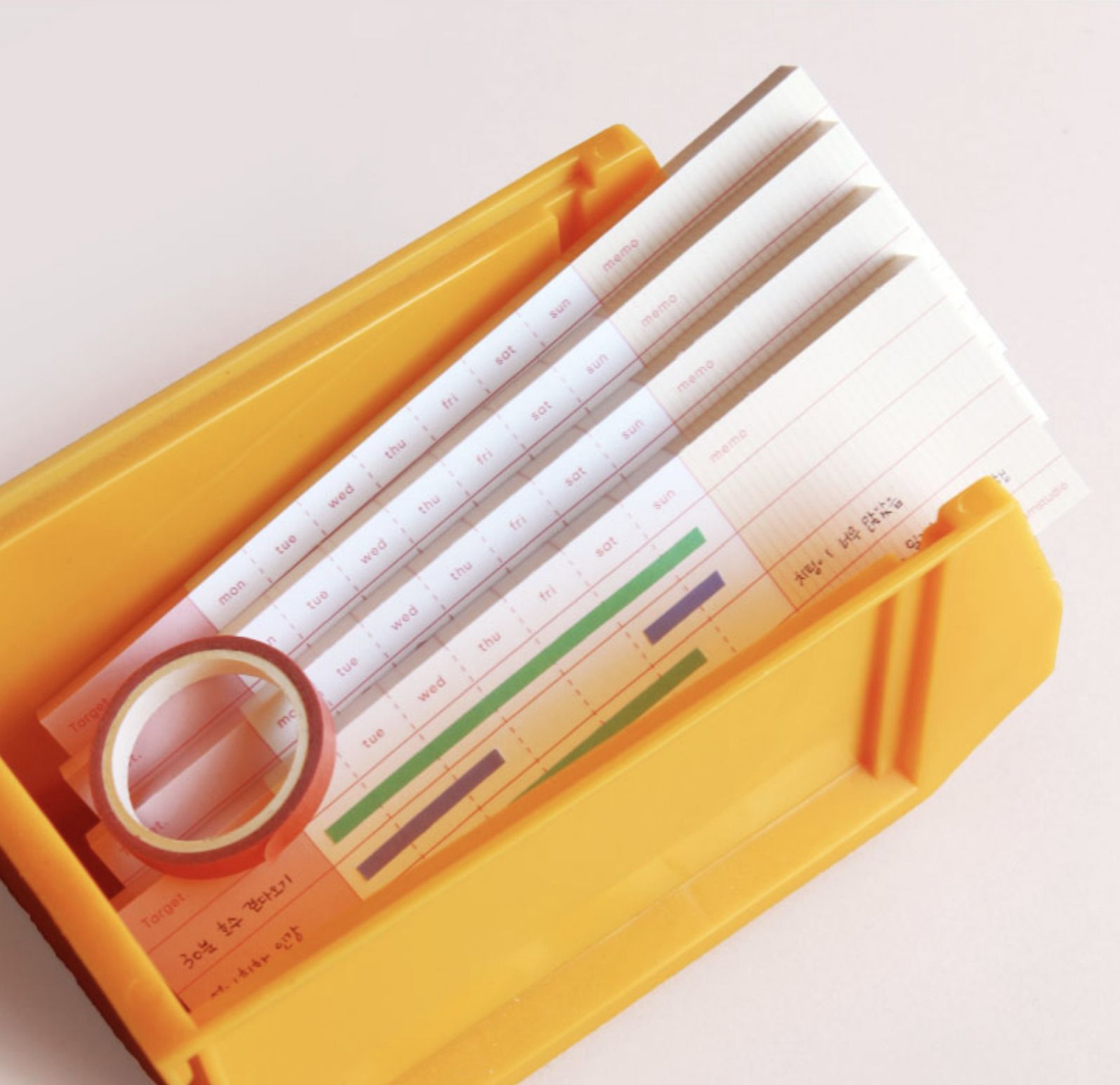 Slim Habit Tracker Handy Memo Pad