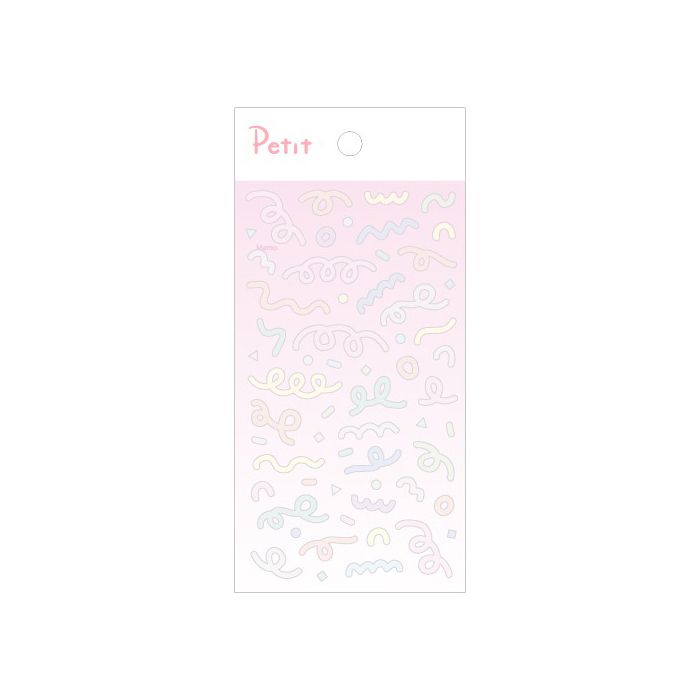 Petit Hologram Line Deco Sticker