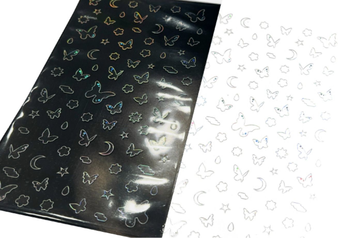 Petit Hologram Line Deco Sticker