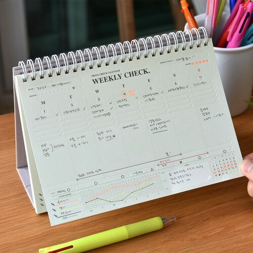 A5 Press Check Standing Planner