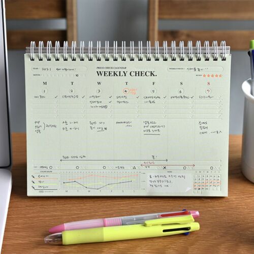 A5 Press Check Standing Planner