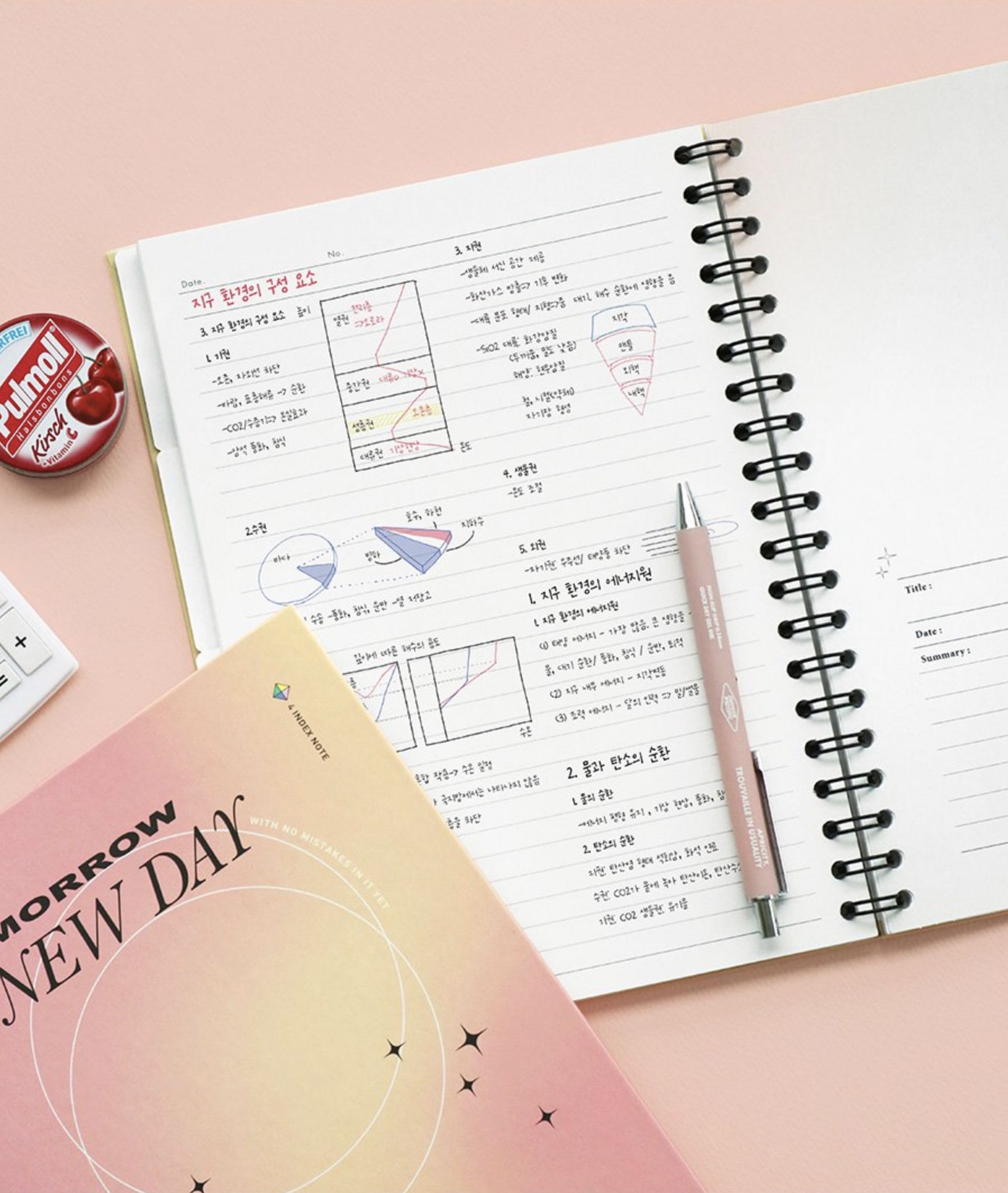 Hardcover B5 Index Lined Notebook