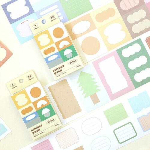 56pcs Gi Bon Label Sticker Set - Image 17