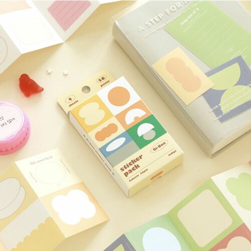 56pcs Gi Bon Label Sticker Set - Image 16
