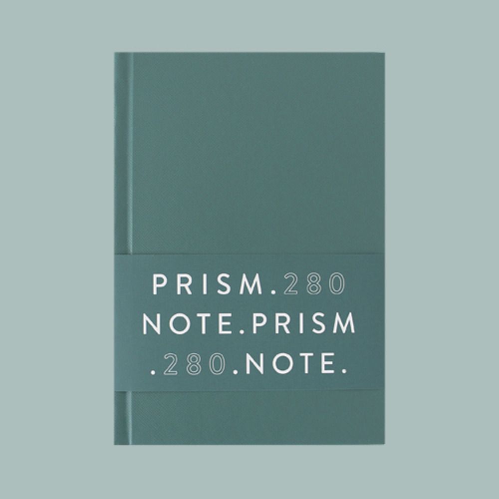 Prism B6 280p Hardcover Lined Notebook