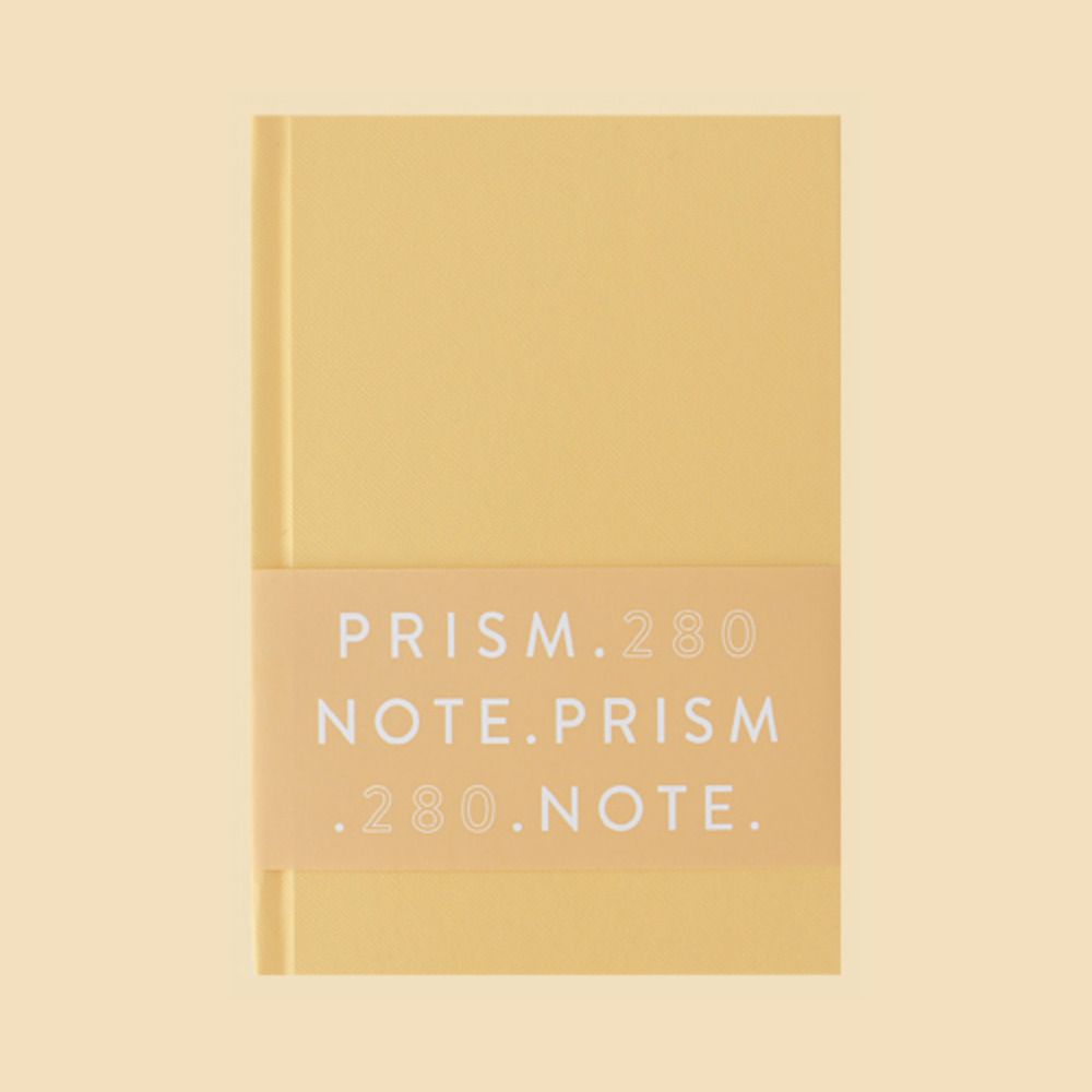 Prism B6 280p Hardcover Lined Notebook