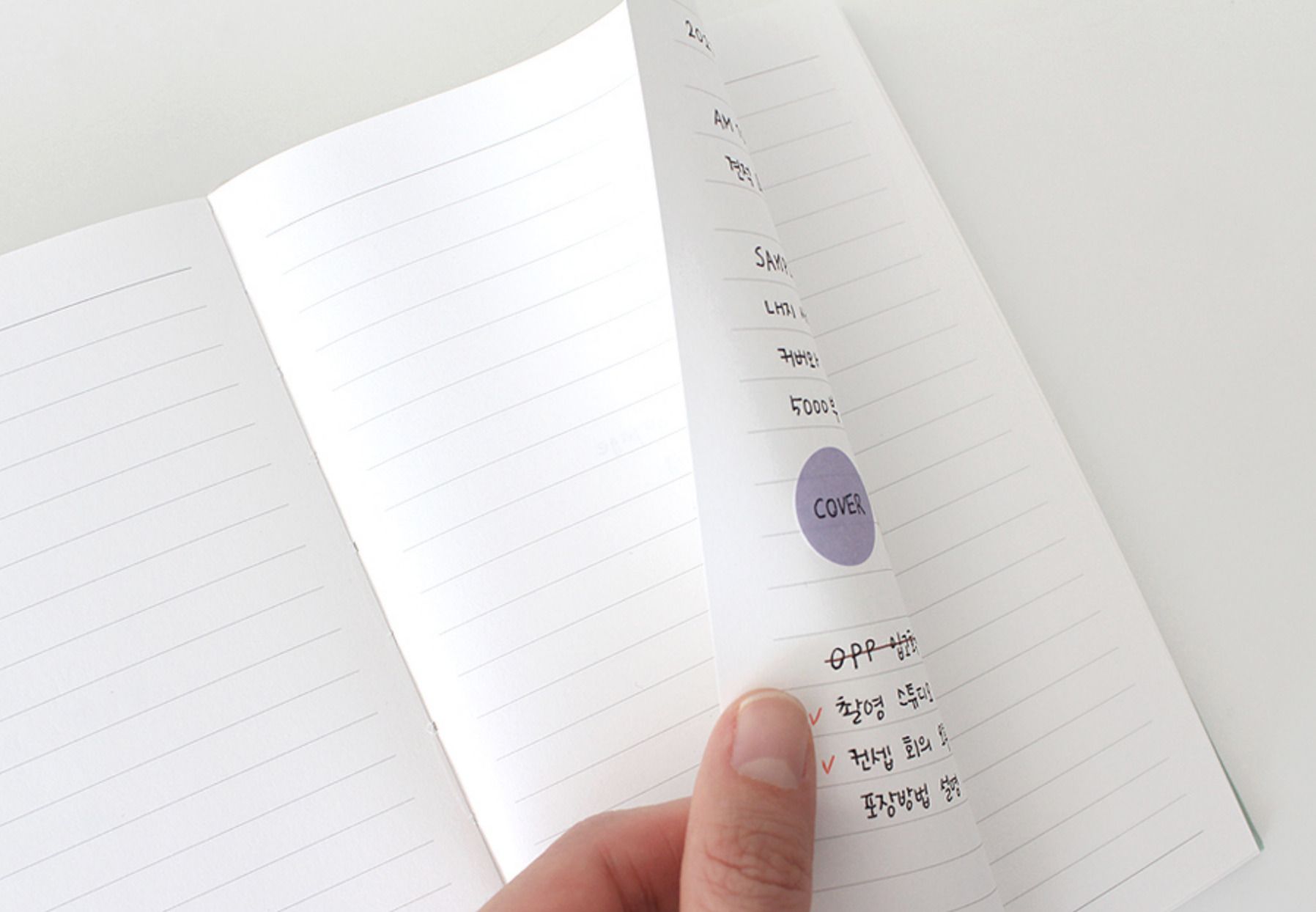 Prism B6 280p Hardcover Lined Notebook